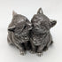 UK Country Artists Two Kittens Sterling Silver Sculpture Figurine
